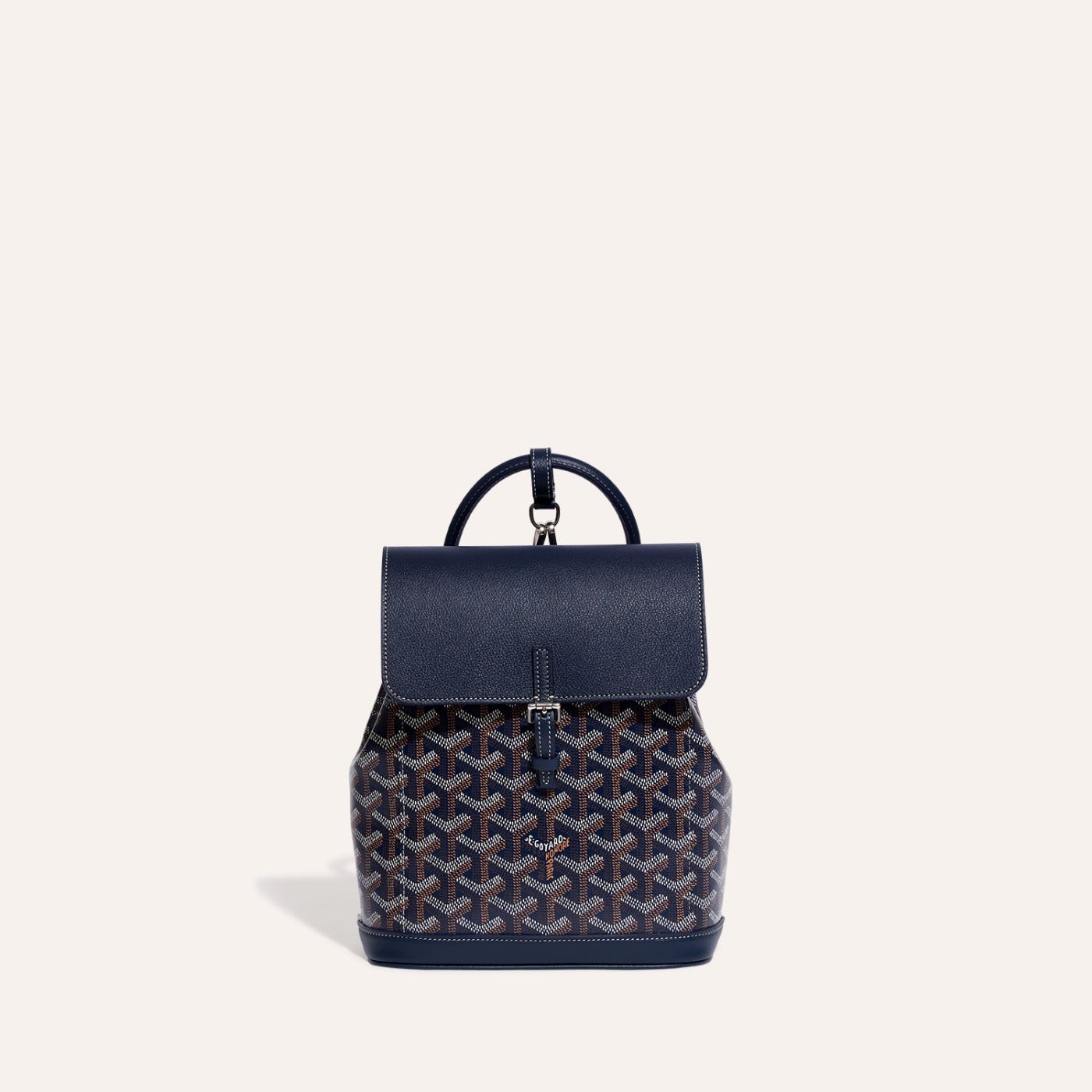 Goyard Alpin Mini Backpack Navy Blue - Image 2